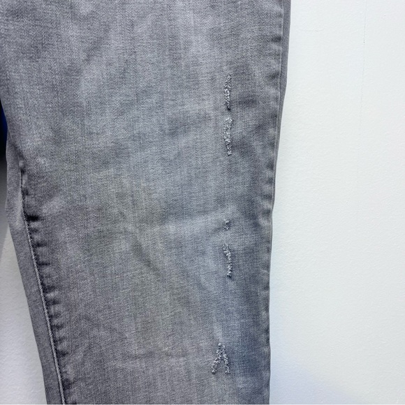 Pistola Distressed Skinny Jeans Grey Gray Raw Hem Size 32 - Picture 3 of 10